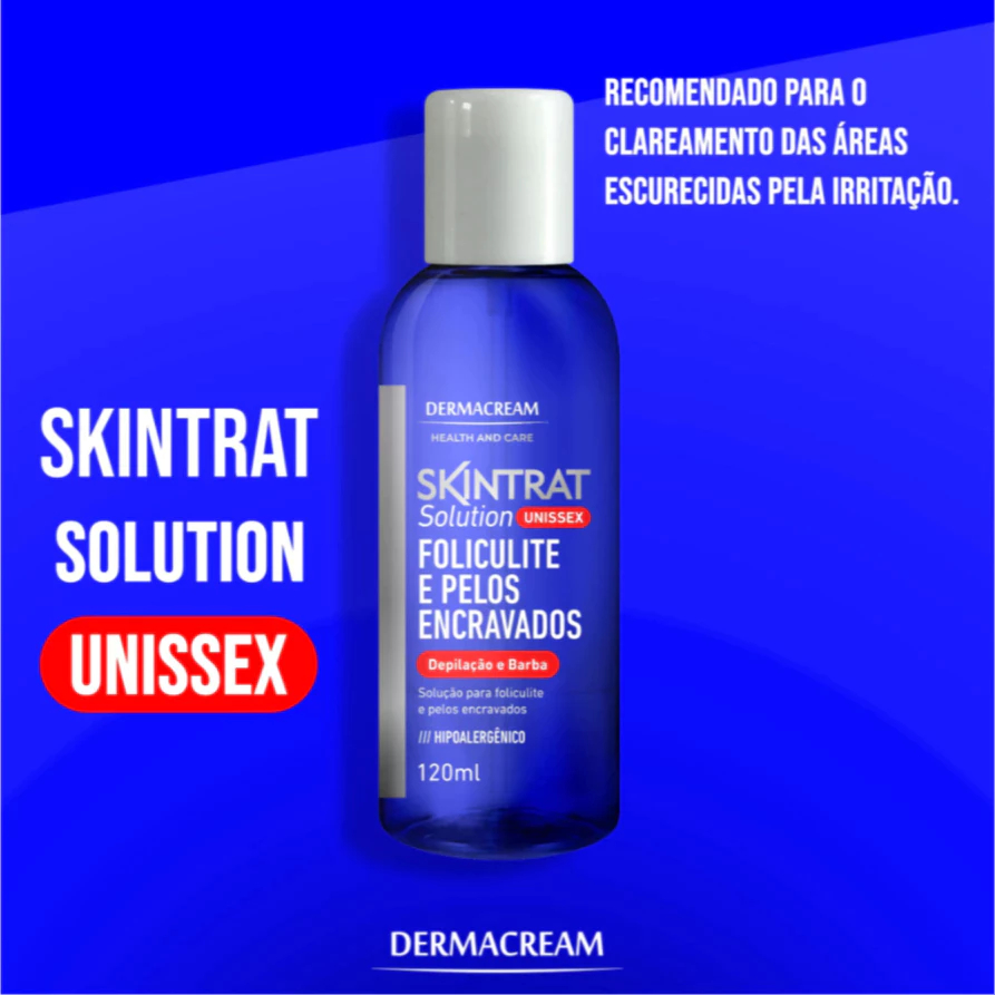 Skintrat Foliculite e Pelos Encravados Depilação e Barba 120ml – Dermacream Unissex