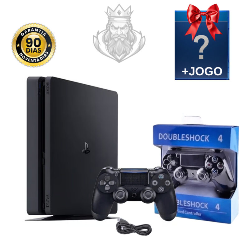 PS 4 – Slim Original – Vídeo Game Com