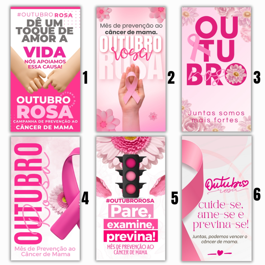 50 ou 100 Cartões Mensagens Motivacionais Outubro Rosa 9×5 cm – Pronta Entrega – Envio Rápido