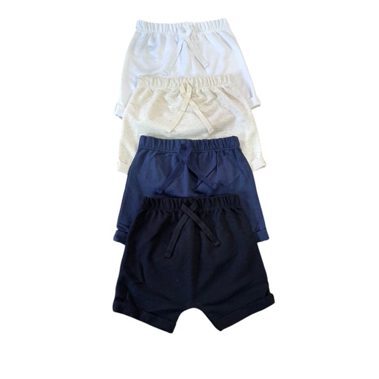 Kit 3 Short Infantil Bebê Recém Nascido Shortido