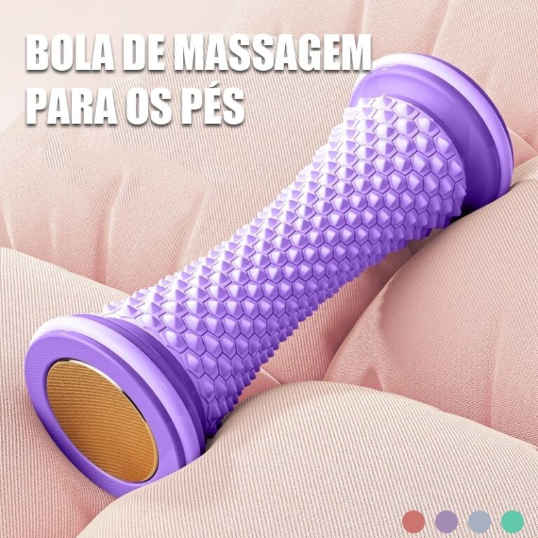 Massageador De Pés Rolo De Massagem Yoga Bola Fá