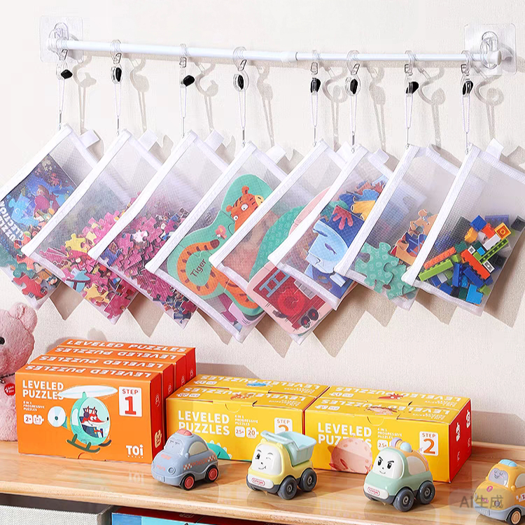 Kit Bolsa Multifuncional para Organizar Brinquedos