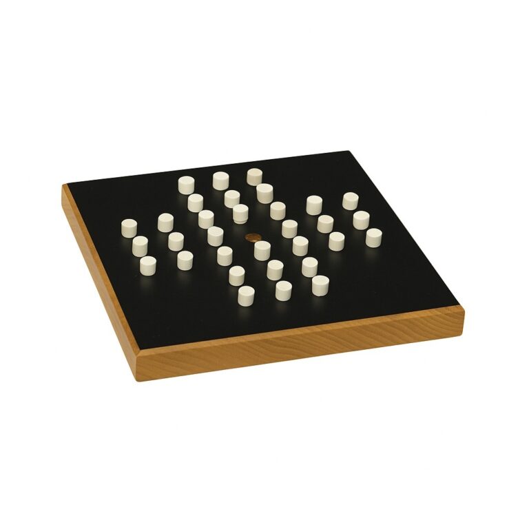 Jogo Resta Um De Mdf Tabuleiro Educativo Estratég