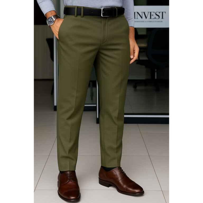 Calça Para Evento Oxfordine Masculina Social Envi