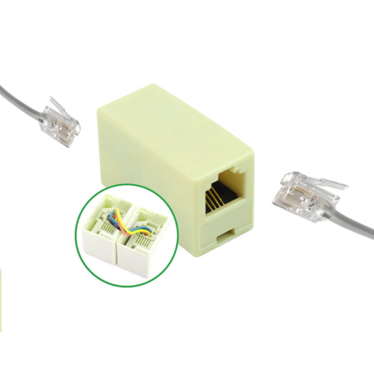 10x Emenda Rj 11 6 X 4 Vias P/extensão Cabos Tele