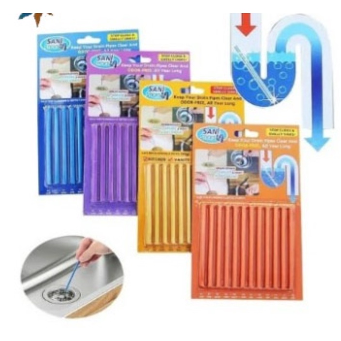 Haste De Limpeza Esgoto Banheiro Cozinha Limpador 