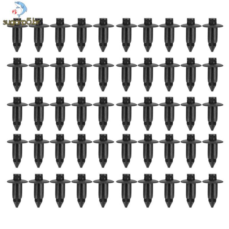 50x Rebite Plástico Clipes De Fixação De Painel