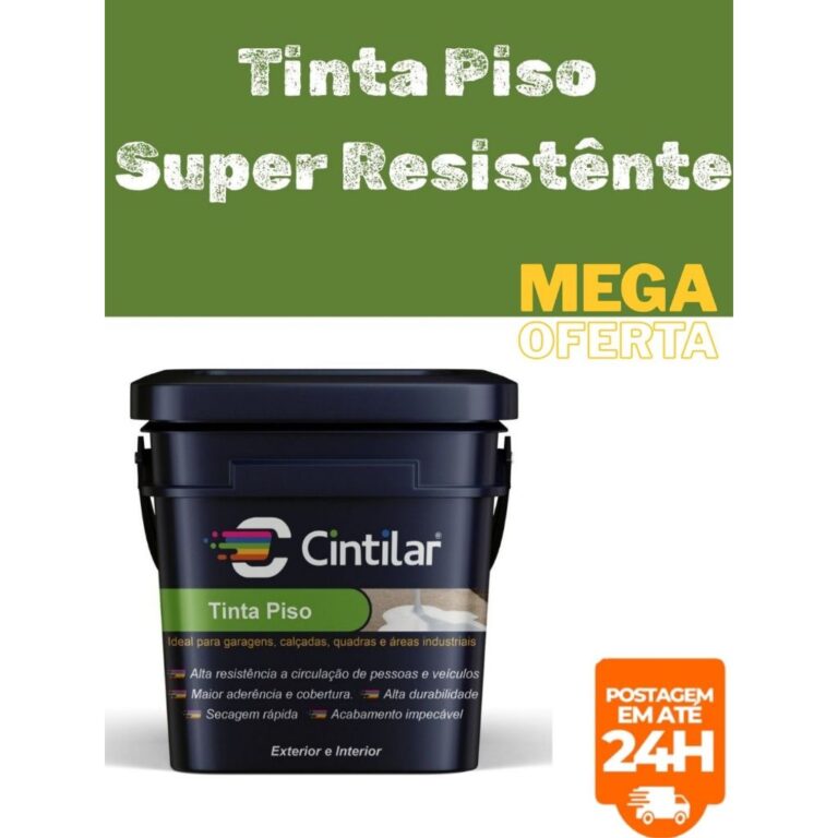 Tinta Piso 18Kg Cintilar Antiderrapante Resistente