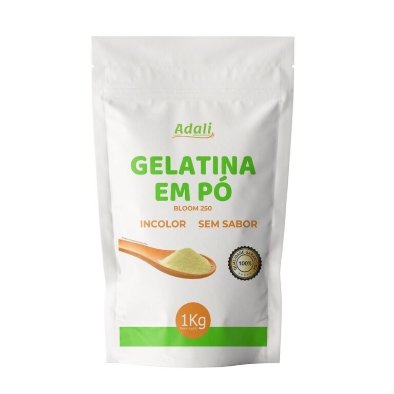 Gelatina em pó 1Kg – Sem sabor