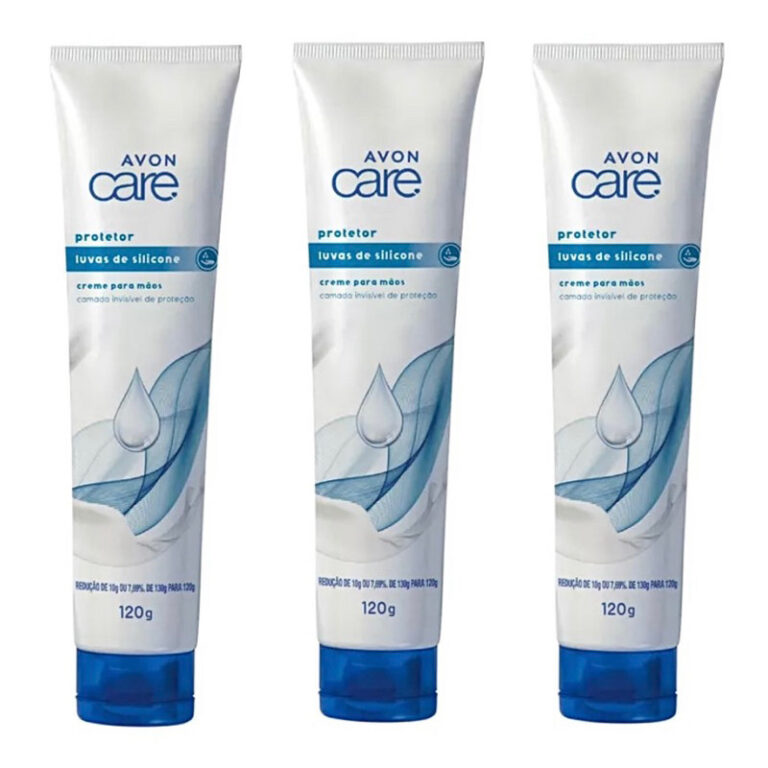 Kit com 3 Cremes Hidratante Para as Mãos Luvas de