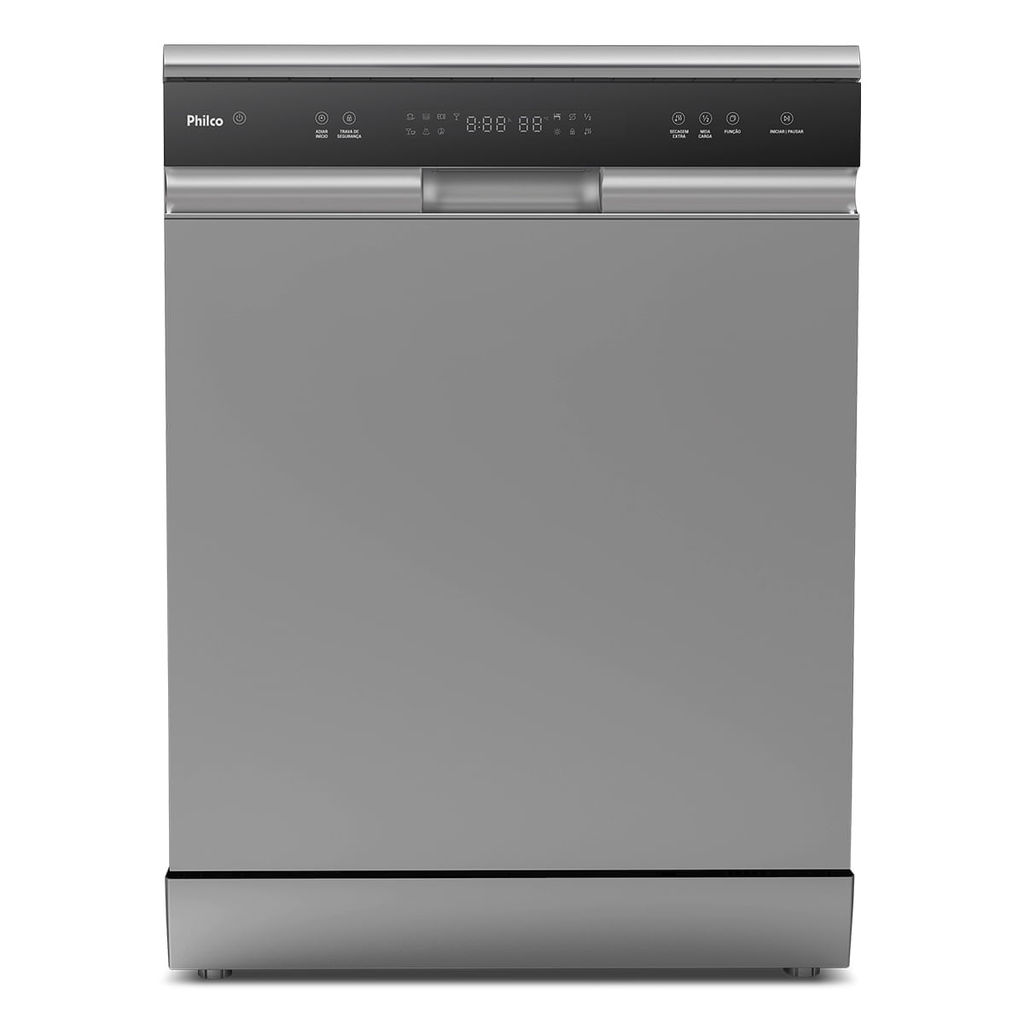 Lava Louças 14 Serviços Philco Inox Painel Digital PLL14ID