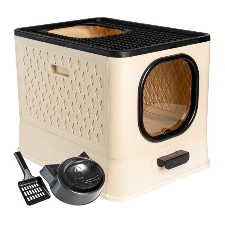 Caixa de Areia para Gatos Sanitario Antiodor Banhe