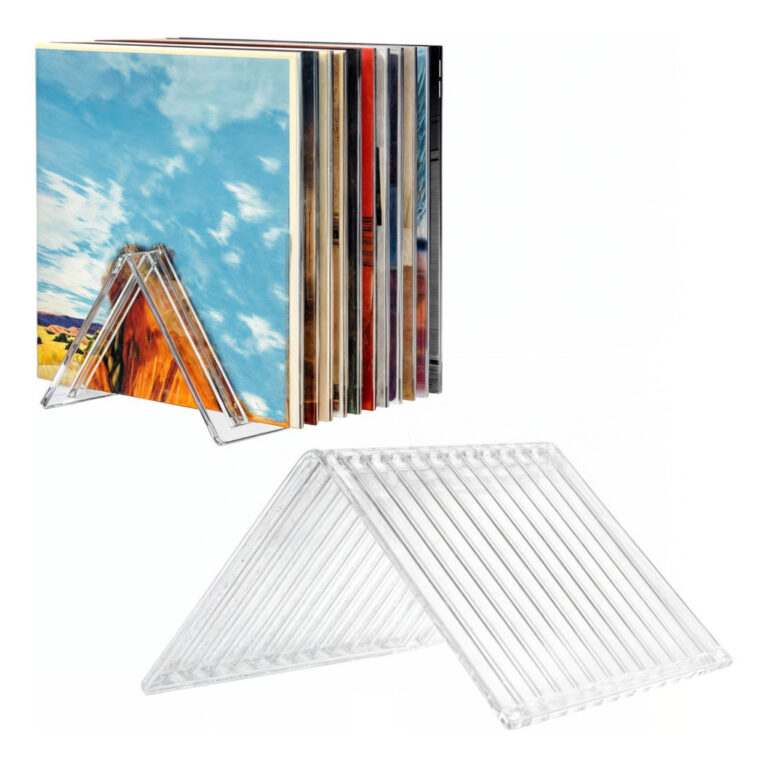 Porta-LP Acrílico Transparente  Expositor de Disc