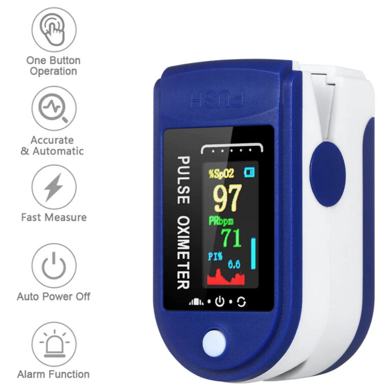 Oxímetro De Pulso De Dedo Portátil Monitor de Fr