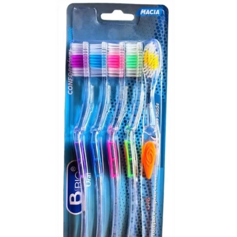 Bio Escova Dental Adulto Kit C/5un – Macia descrição