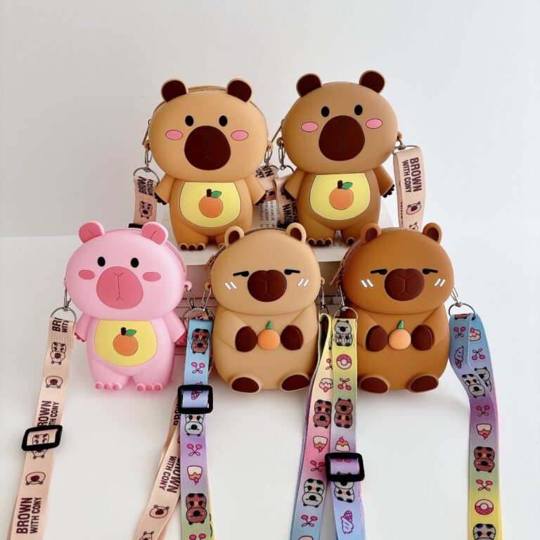 Bolsinha Mini Infantil Capivara Capy bala Mochilin