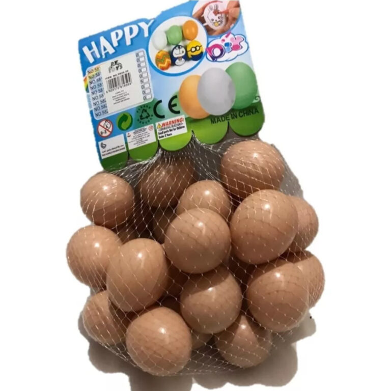 Kit Ovos Falsos Brincadeira Plástico Para Indez G