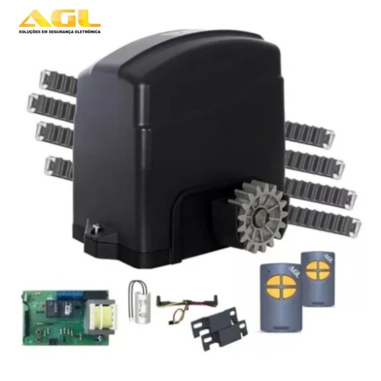 Kit Motor Deslizante Eletronico AGL Ligth 300 Kilo