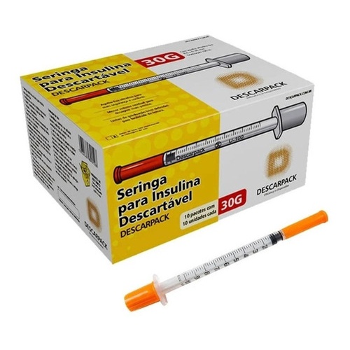 Seringa Insulina/botox 1ml 6,0×0,25mm Ultrafi