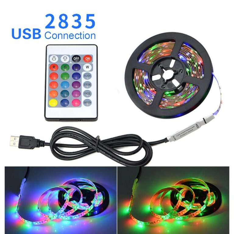 Fita De Led 5M USB Siliconada 6W Rgb Colorido  5 M