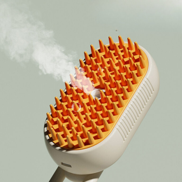 Escova a Vapor 3 Em 1  Para Gatos Remoção de Pel