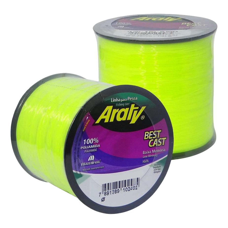 Linha De Pesca Monofilamento Premium Araty 100g varias medidas  Mazzaferro