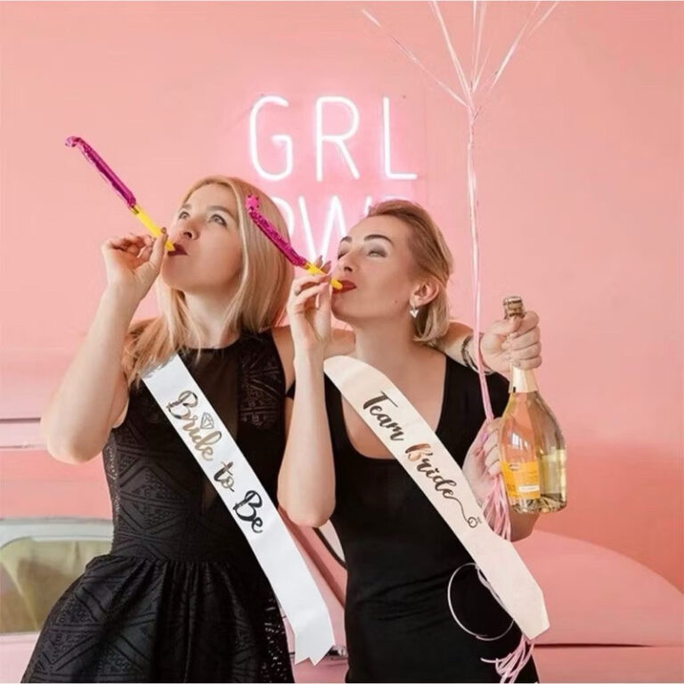 1,2,3 Faixa  para Despedida de Solteira Chá de Li