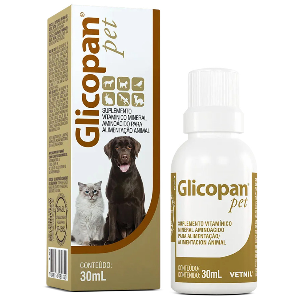 Suplemento Vitaminico Glicopan Pet 30ml – Vetnil