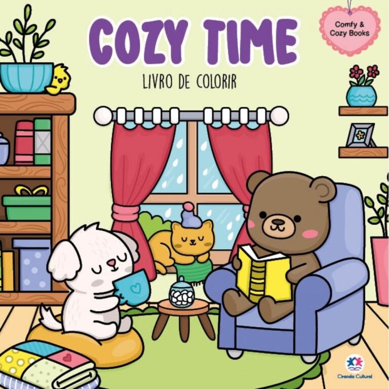 Livro Cozy time – Livro de colorir