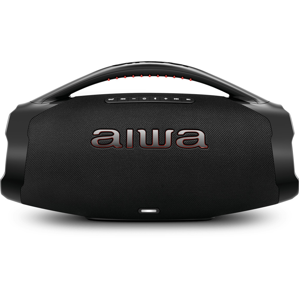 Caixa de Som Boombox AIWA – Bluetooth, 3 vias, IP66, AWS-BBS-01-B