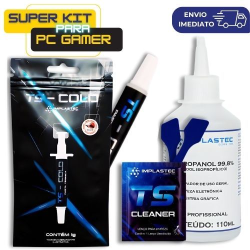 Pasta Térmica Ts-Cold com Limpador Multiuso Alto 