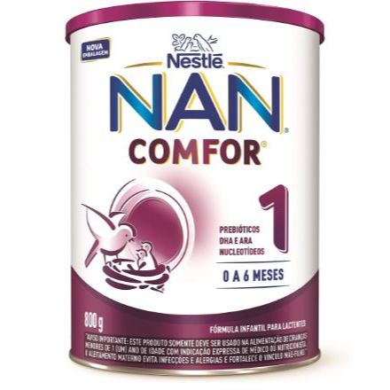 Formula Nan Comfor 1 de  0 a 6 meses 800g Nestlé