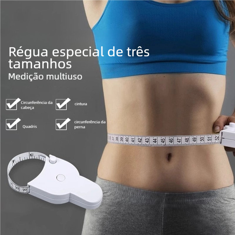 Fita De Medição Corporal/Fita Métrica Antropométrica Corporal Com Cálculo De Imc Da