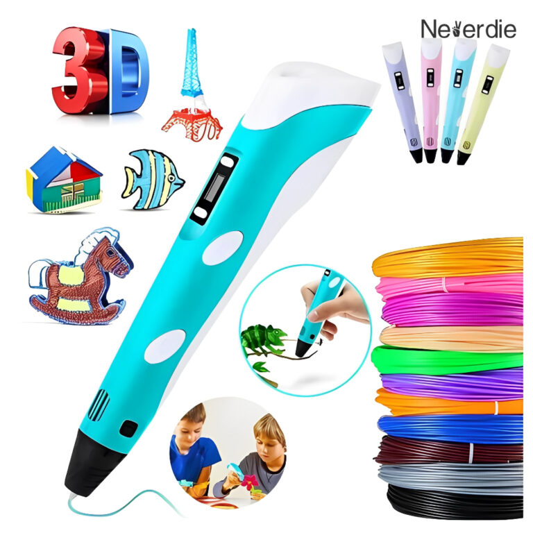 Caneta Impressora 3d Com Filamento Abs + Filamento