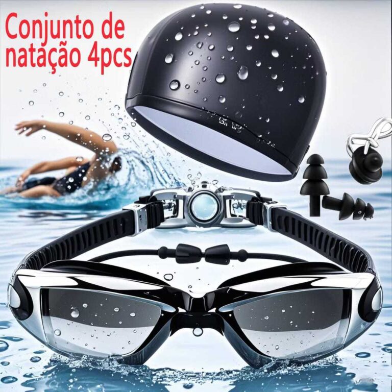 KIT Natação Óculos De Natação Com Estojo De P