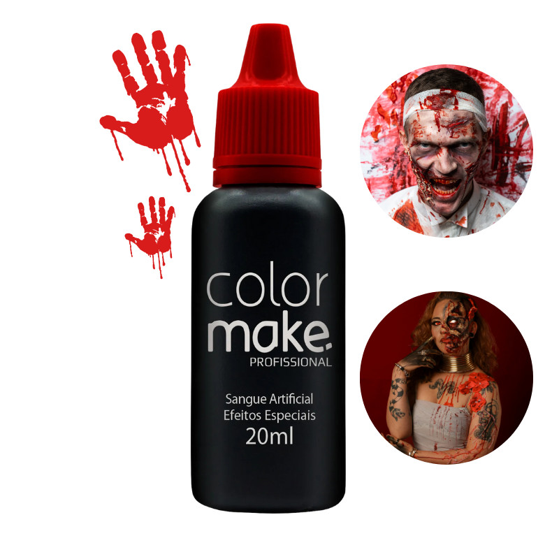 Kit 1/2/3 Sangues Artificial 20ml Halloween Maquiagem Artística Colormake