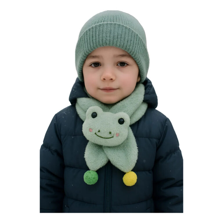 Cachecol inverno pelúcia infantil bichinhos para 