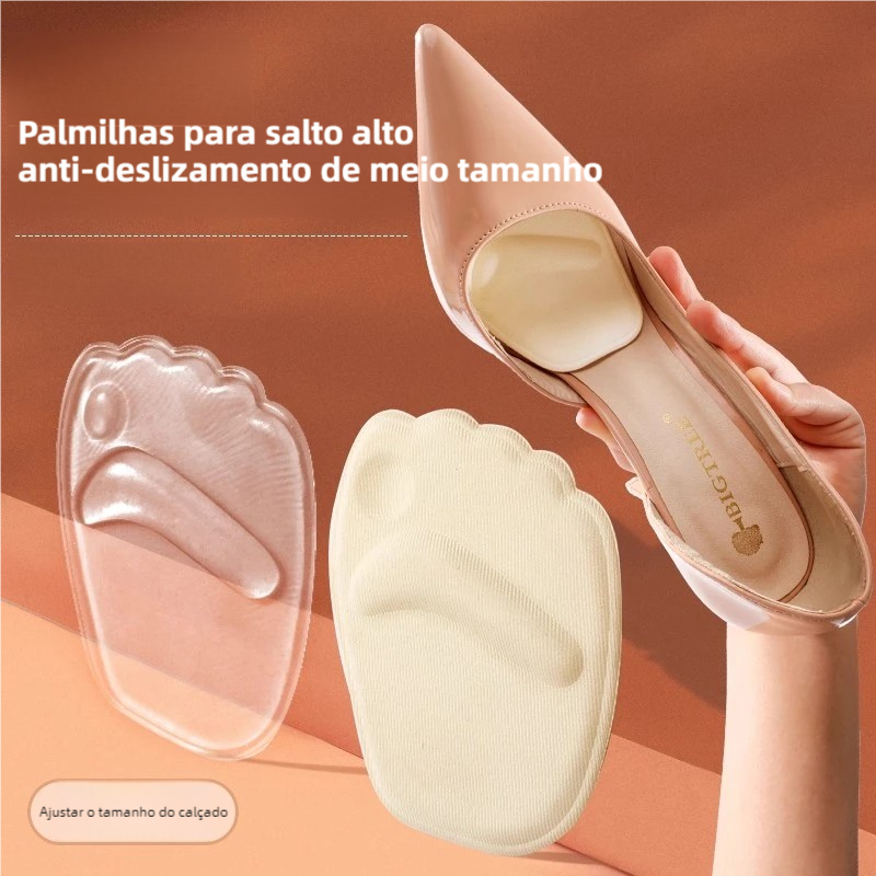 Palmilha Almofada Frente do Pé – Amortecimento Efetivo, Alivia Dores nos Pés, Lavável, Reutilizável