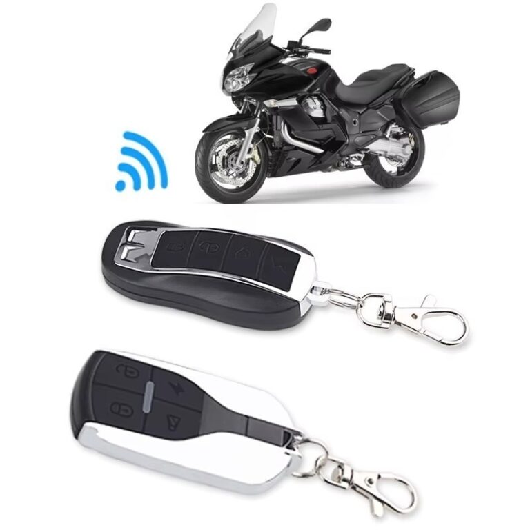 Sistema de alarme antifurto para motocicleta parad