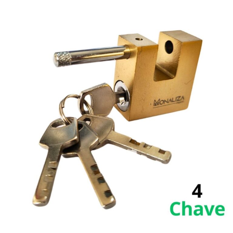Cadeado Monaliza 40mm Alta Segurança Aço Carbono