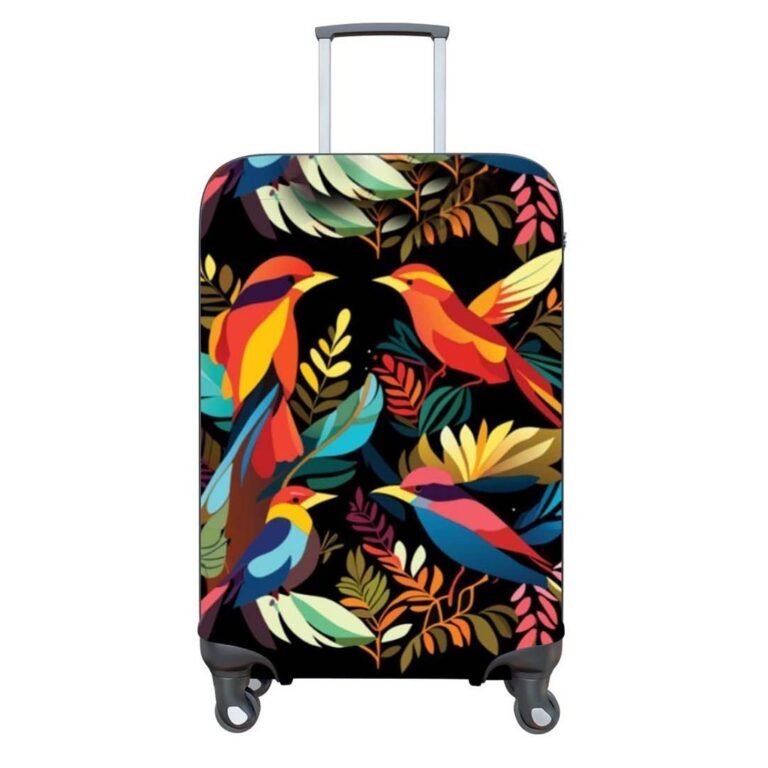 Capa para Mala de Viagem Estampada Malha Suplex Re