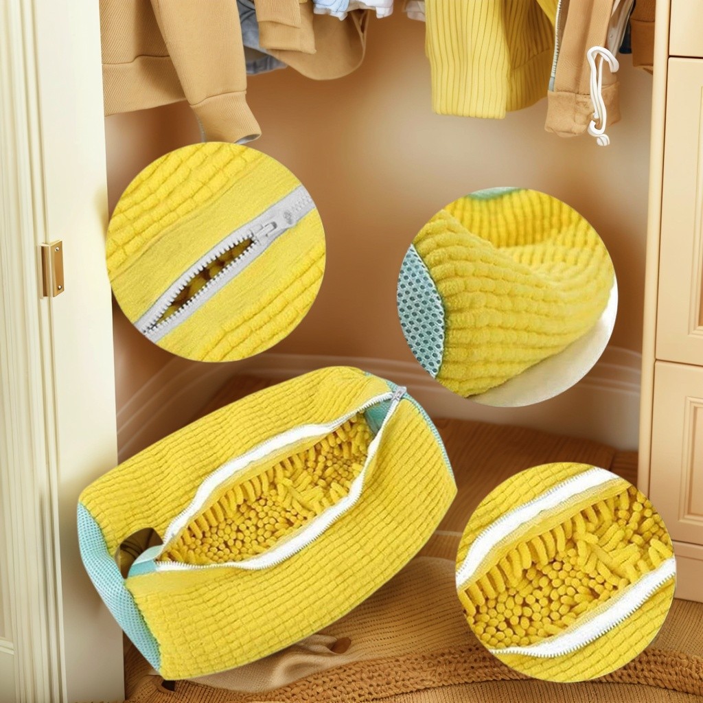 Saco Máquina De Lavar Roupa De Sapato Anti Deformação Lavagem Fácil