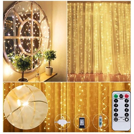 Cortina 300 Leds 3X3 Metros Festa Casamento Evento