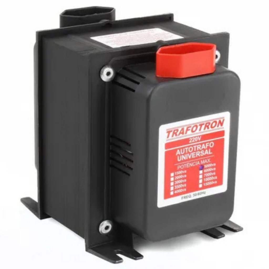 Transformador de energia 5000VA 127 > 220 e 220 >127. Geladeira, ar condicionado, air fryer, microon