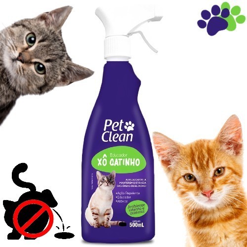 Xô Gatinho Afasta Gatos Pet Clean 500 ml Educador