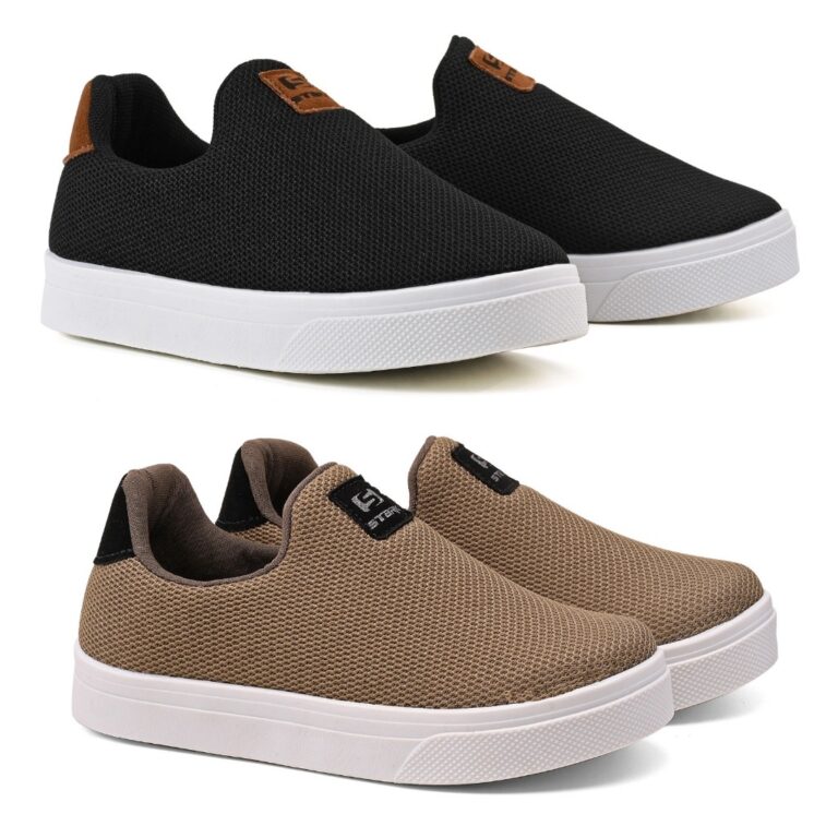 Kit Tênis Infantil de Menino Menina Sem Cadarço 