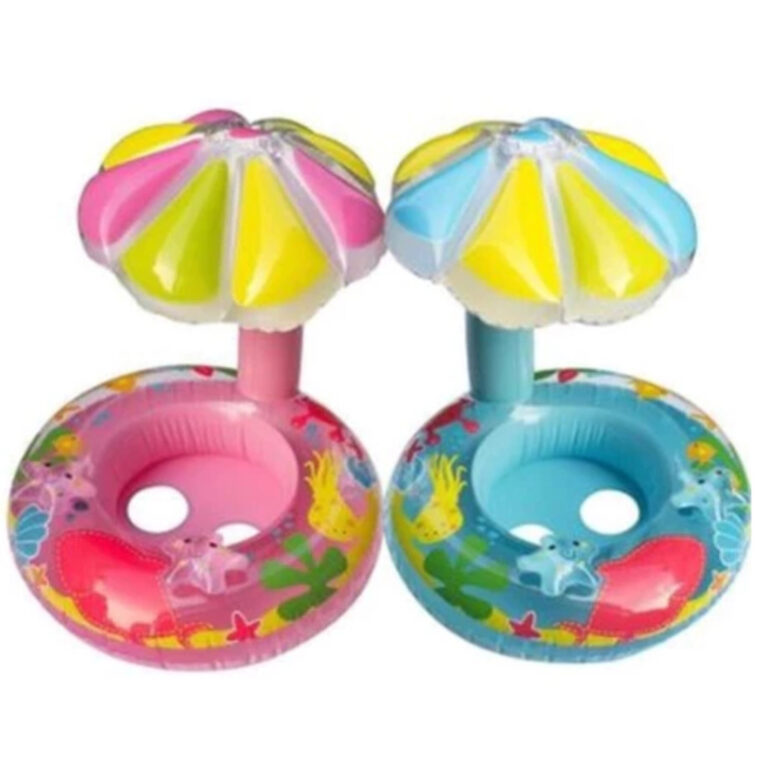 Boia Bebê Cobertura Cogumelo Inflável Protege Do