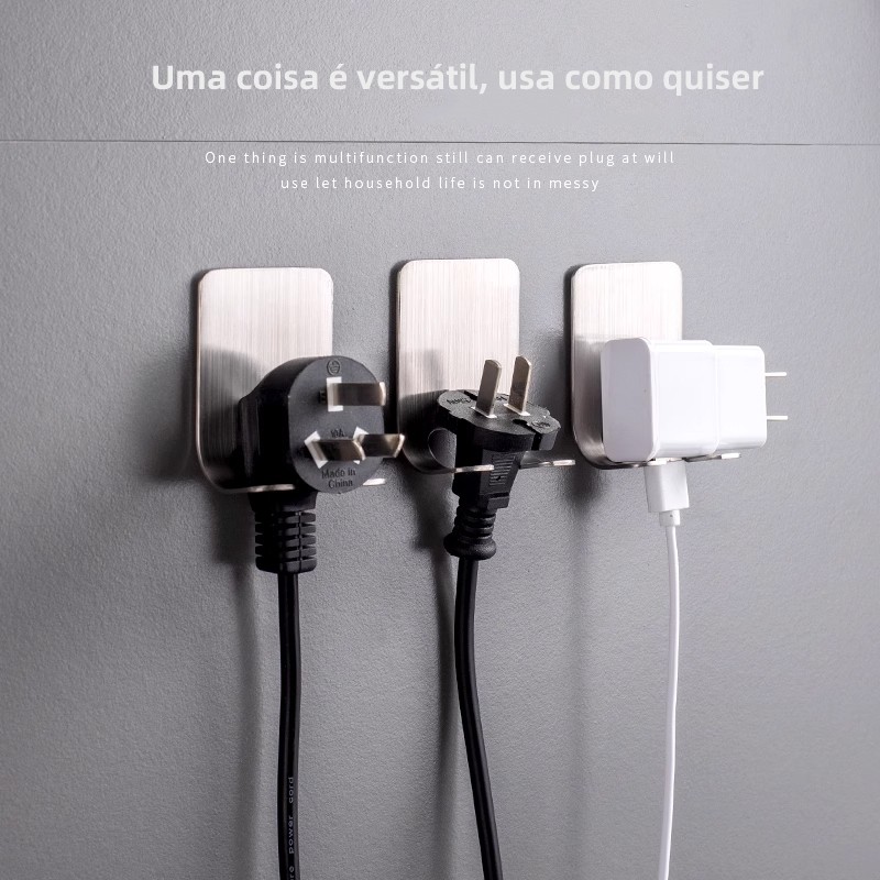 Suporte Para AParelho De Barbear Lamina Gillette Gilete Prestobarba Em Aço Inox Fita 3M