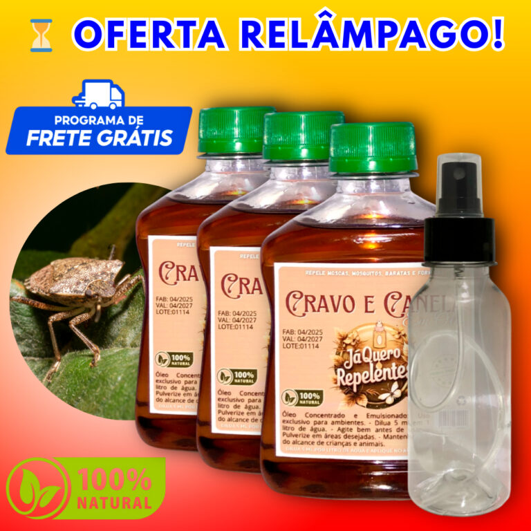 ÓLEO REPELENTE PREMIUM DE CRAVO/CANELA 3×250