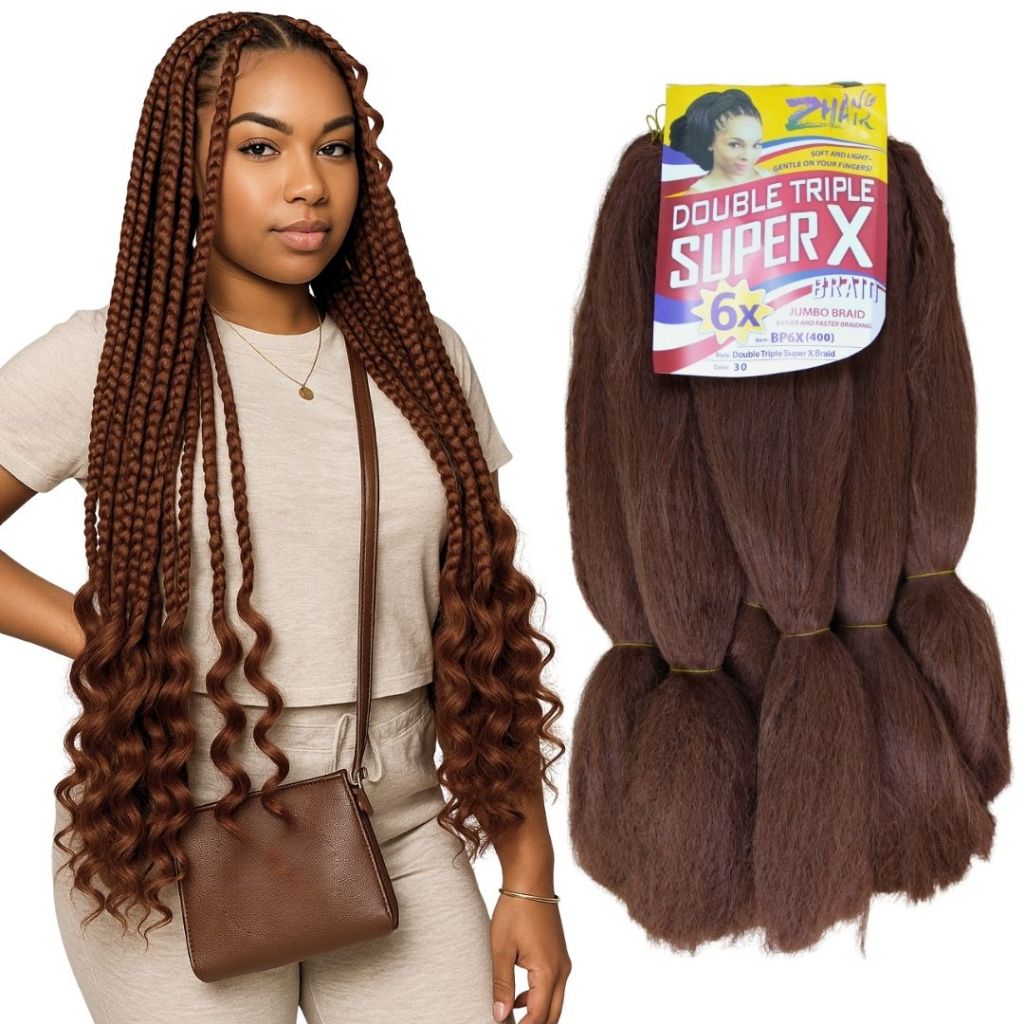 Jumbo Super X 400g Jumbão Para Gypsy Braid Tranças Box Braids – 65cm